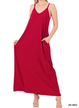 Load image into Gallery viewer, V-Neck  Maxi Dress
