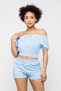 Two Piece Shorts Set